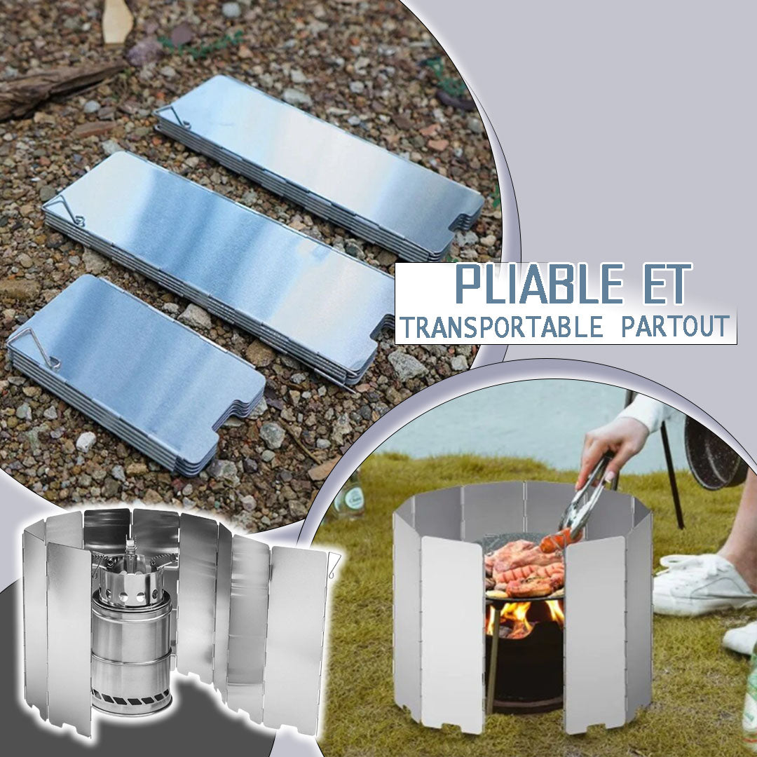 pare-vent-réchaud-pliable